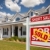 Sold Short Sale Real Estate Sign and House - Right stock photo © feverpitch