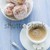 tazza · di · caffè · latte · dolce · dessert · zucchero · a · velo - foto d'archivio © fotoaloja