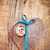 Decoration on Wooden background with fabric Heart stock photo © fotoaloja