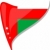 Oman flag button heart shape. vector stock photo © fotoscool