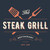 Label · Steak · Grill · Restaurant · Gabel · Text - stock foto © FoxysGraphic