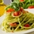 Pasta with arugula pesto and cherry tomatoes stock photo © Francesco83