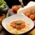 Pasta with tomatoe sauce and ingredients stock photo © Francesco83