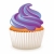 vector purple cupcake stock photo © freesoulproduction