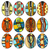 Set of Hand drawn easter eggs stock photo © frescomovie