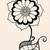szkic · streszczenie · kwiat · czarny · beżowy - zdjęcia stock © frescomovie