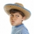 garçon · folle · visage · chapeau · de · cowboy - photo stock © Freshdmedia