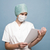 pielęgniarki · maski · chirurgiczne · dziennika · papieru · lekarza · kobiet - zdjęcia stock © gemenacom