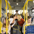 csók · nők · busz · boldog · pár · lányok - stock fotó © gemenacom