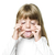 faccia · ritratto · bambina · bambino · bianco - foto d'archivio © gemenacom