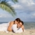 медовый · месяц · пару · пляж · человека · женщины · улыбаясь - Сток-фото © godfer
