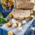 ízletes · fűszer · sajt · kék · fából · készült · olajbogyó - stock fotó © grafvision