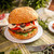 vers · smakelijk · hamburger · rustiek · stijl · kaas - stockfoto © grafvision