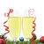 natal · decoração · dois · vidro · champanhe - foto stock © Grazvydas
