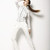現代的 · 服裝 · 設計 · 女子 · 白色上衣 · 褲子 - 商業照片 © gromovataya