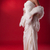 Bride fashion model in wedding dress on podium standing stock photo © gromovataya