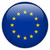 Avrupa · bayrak · parlak · düğme · vektör · cam - stok fotoğraf © gubh83