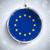 wesoły · christmas · srebrny · piłka · banderą · Europie - zdjęcia stock © gubh83