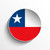 智利 · 旗 · 紙 · 圓 · 陰影 · 鈕 - 商業照片 © gubh83