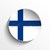 芬蘭 · 旗 · 紙 · 圓 · 陰影 · 鈕 - 商業照片 © gubh83