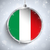 heiter · Weihnachten · Silber · Ball · Flagge · Italien - stock foto © gubh83