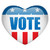 Estados · Unidos · eleição · votar · coração · botão · vetor - foto stock © gubh83