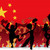 Chiny · sportu · fan · tłum · banderą · wektora - zdjęcia stock © gubh83