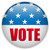 Estados · Unidos · eleição · votar · botão · vetor · azul - foto stock © gubh83