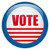 米国 · 選挙 · 投票 · ボタン · ベクトル · 青 - ストックフォト © gubh83