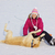 lány · jég · korcsolya · játszik · kutya · örömteli - stock fotó © Harlekino