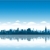 New · York · Stadtbild · Stadt · Skyline · Malerei · schwarz - stock foto © hugolacasse