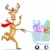 running shopping christmas reindeer stock photo © huhulin