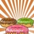 donuts on Sunburst background stock photo © huhulin