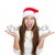 Happy excited young beautiful christmas woman stock photo © ichiosea