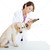 cuidar · cão · jovem · feminino · veterinário - foto stock © iko