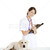 toma · atención · perro · jóvenes · femenino · veterinario - foto stock © iko