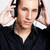 слушать · музыку · портрет · молодым · человеком · прослушивании · наушники - Сток-фото © iko