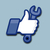 Like/Thumb Up simbol icon with wrench stock photo © ikopylov