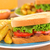 blt · сэндвич · картофель · фри · свежие · домашний · бекон - Сток-фото © ildi