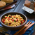 Scrambled Eggs with Red Pepper and Green Onion stock photo © ildi