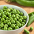 Fresh Raw Green Pea in White Bowl stock photo © ildi