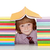 Small school boy with shirt and tie and lots of books stock photo © ilona75