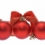 rojo · Navidad · cinta · tres · decoraciones - foto stock © ilona75