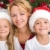 boldog · karácsony · gyerekek · nő · portré · nő · fenyőfa - stock fotó © ilona75