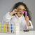 meisje · wetenschapper · kind · wetenschap · laboratorium · lab - stockfoto © imagedb