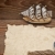 old paper, compass, rope and model classic boat on wood backgrou stock photo © inxti