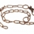 very old rusty chain isolated on a white background stock photo © inxti