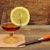 классический · коньяк · лимона · ножом · древесины · домой - Сток-фото © inxti