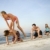 famiglia · spiaggia · giocare · salto · rana · orizzontale - foto d'archivio © iofoto