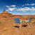 székek · sivatag · kettő · gyep · festői · tájkép - stock fotó © iofoto